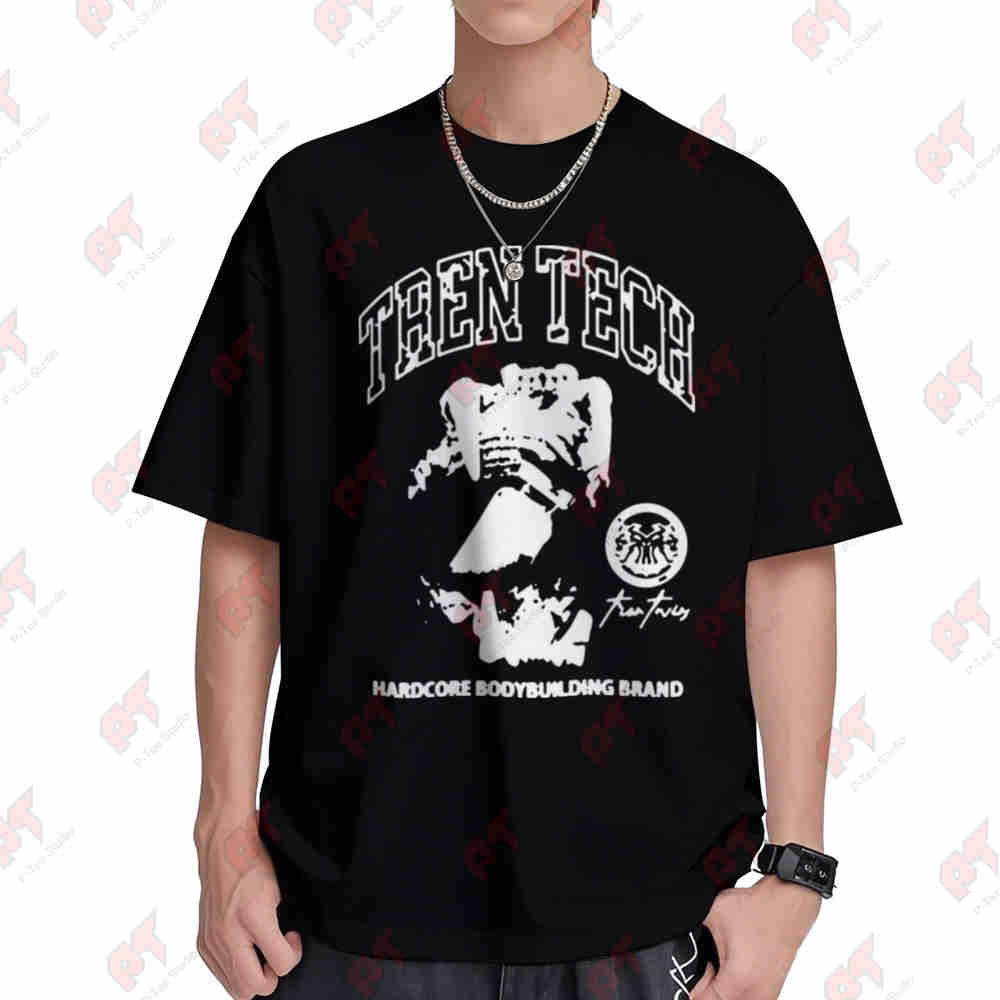 Streetwear Brand Top - Футболка Tren Tech Heavycore Bodybuilding Hardcore