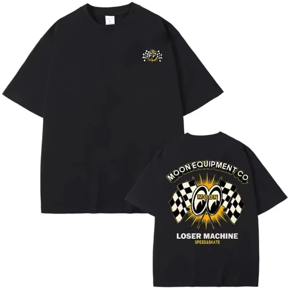Streetwear Brand Red - Футболка унисекс 2026 Red Roadster Moon