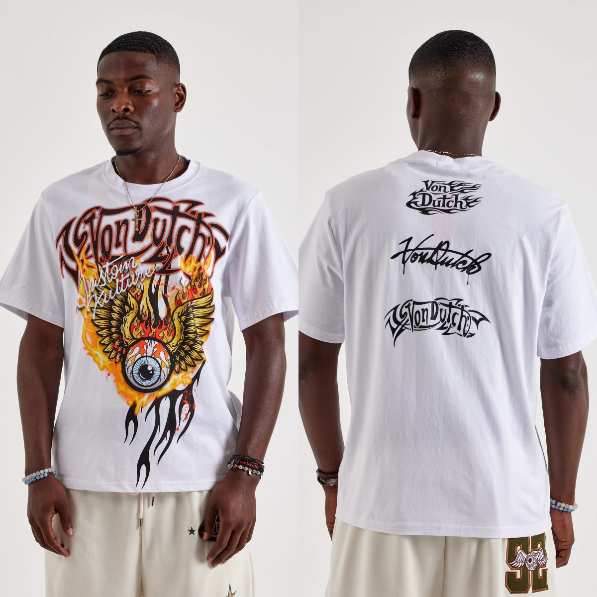 Streetwear Brand With Eye - Футболка Kustom Kulture Flying Eye Von