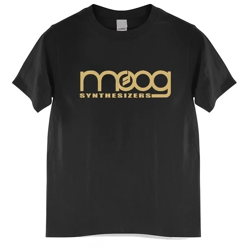 Streetwear Brand Top - Футболка Moog Мужская/женская с синтезатором, хлопковая