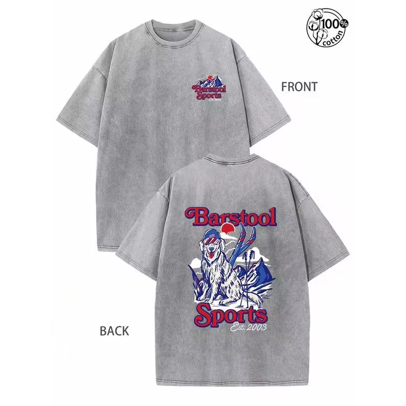 Streetwear Brand Italy - Футболка Barstool Sports, мужская, из плотного
