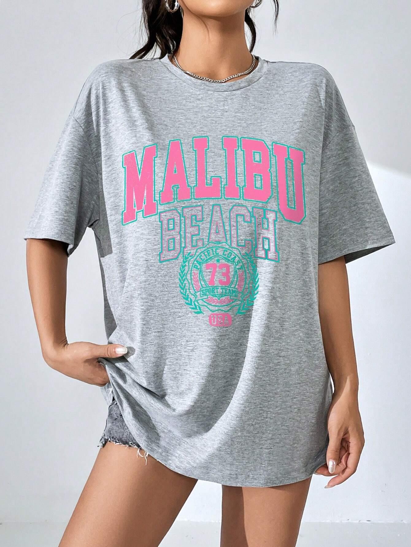 Malibu пляжные женские футболк – обзор и цена Streetwear Brand Top
