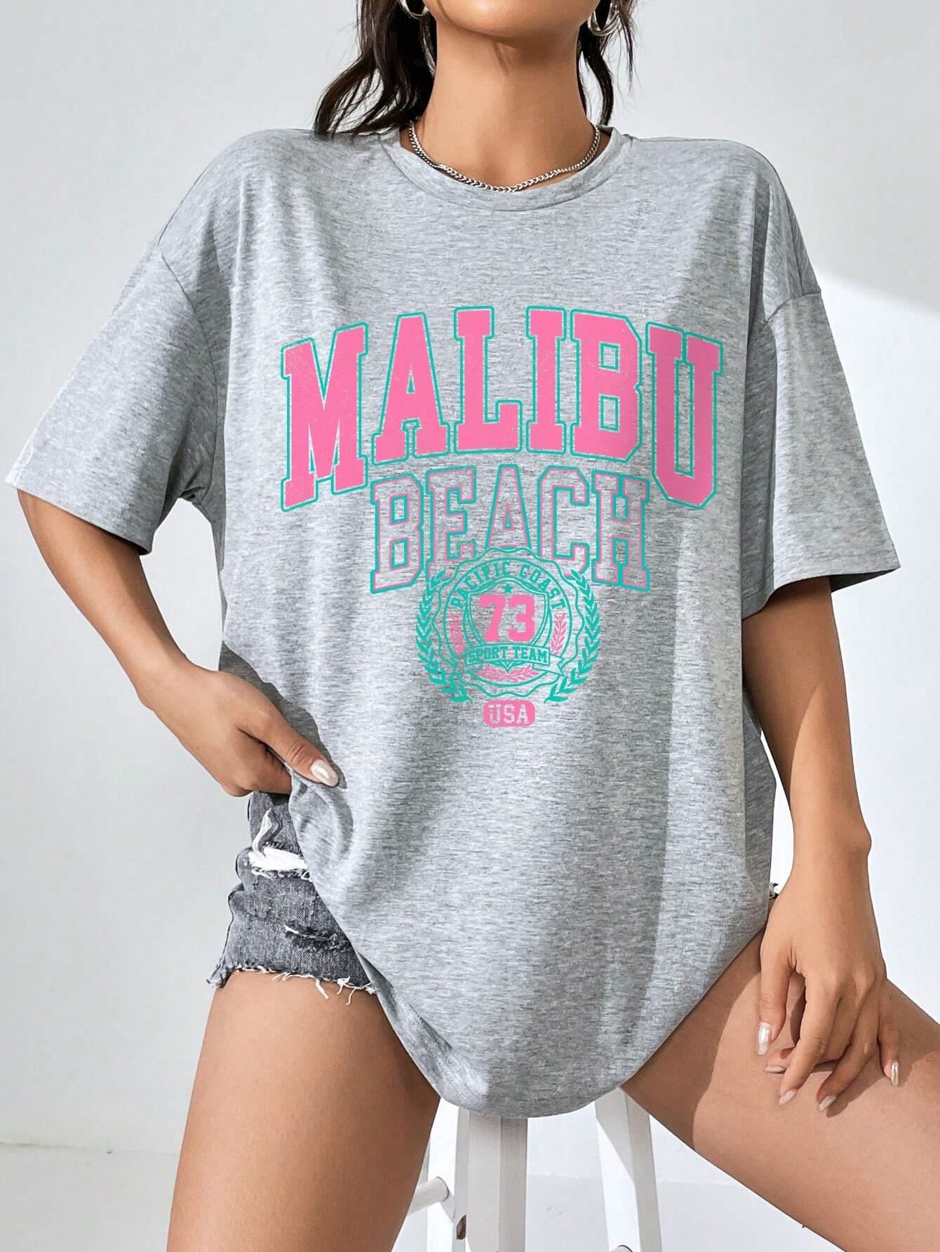 Malibu пляжные женские футболк – обзор и цена Streetwear Brand Top