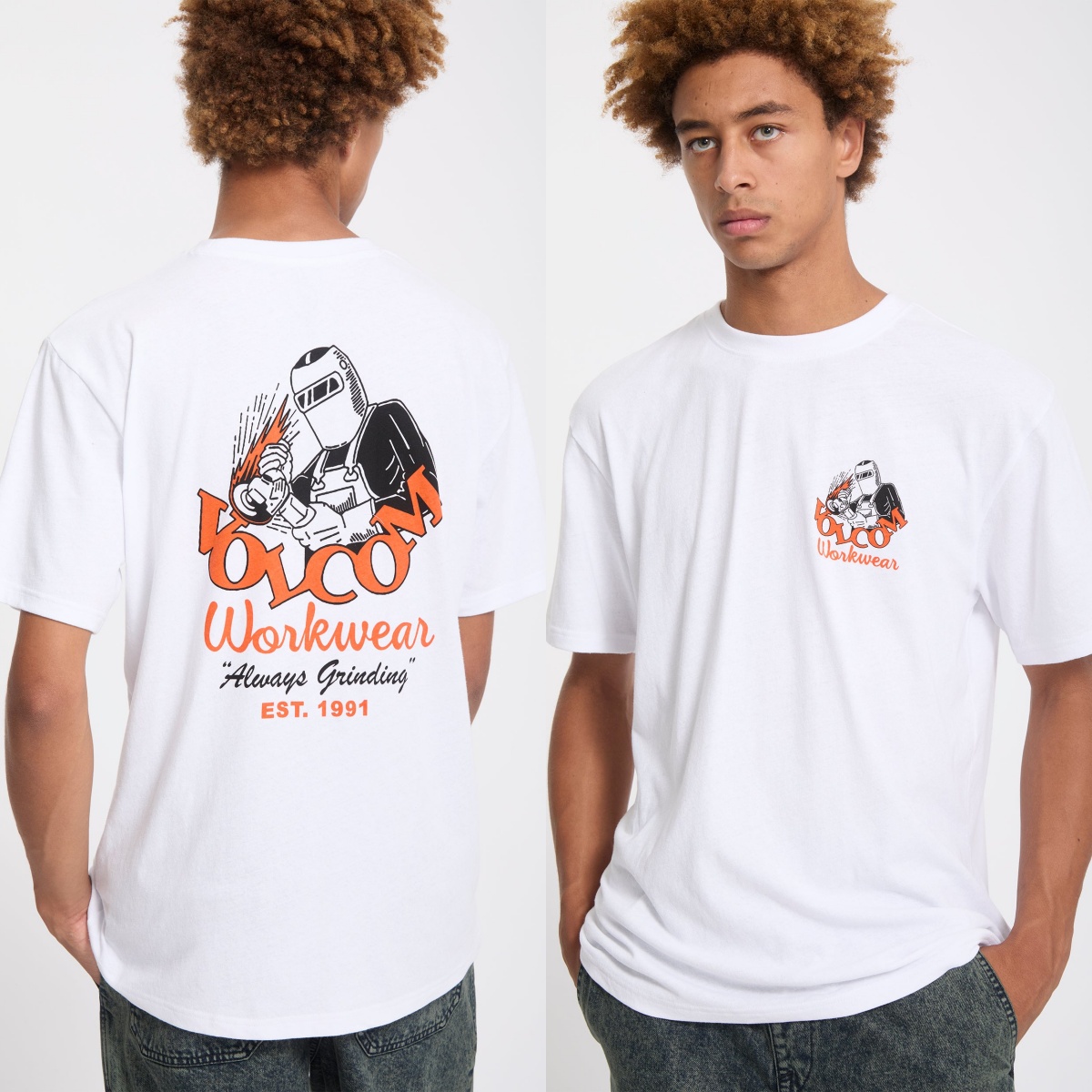 Белая футболка Volcom с графич – обзор и цена Streetwear Brand Trends