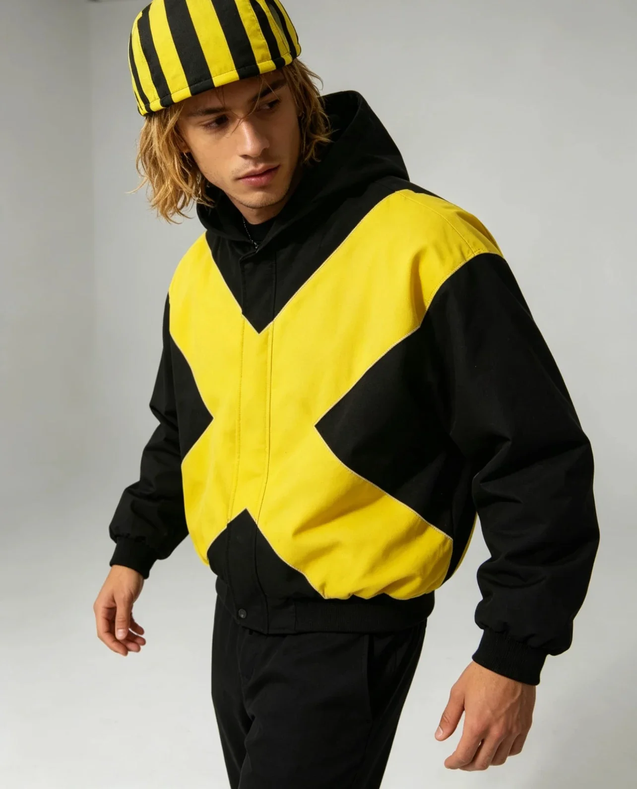Желтая куртка-бомбер в стиле Х – обзор и цена Streetwear Brand Y2K